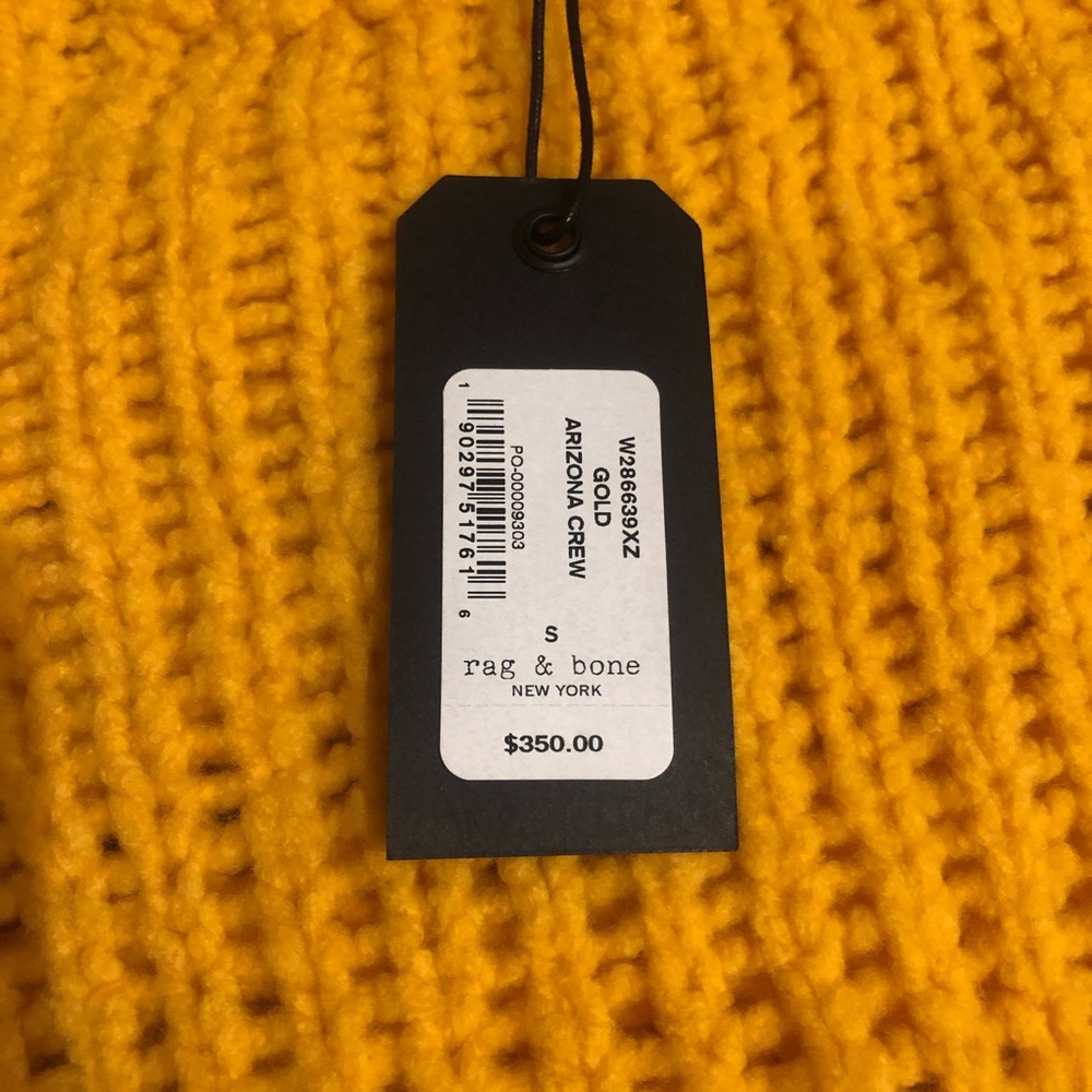 NWT β¨ rag & bone Arizona Crew Neck Sweater - Picture 2 of 7